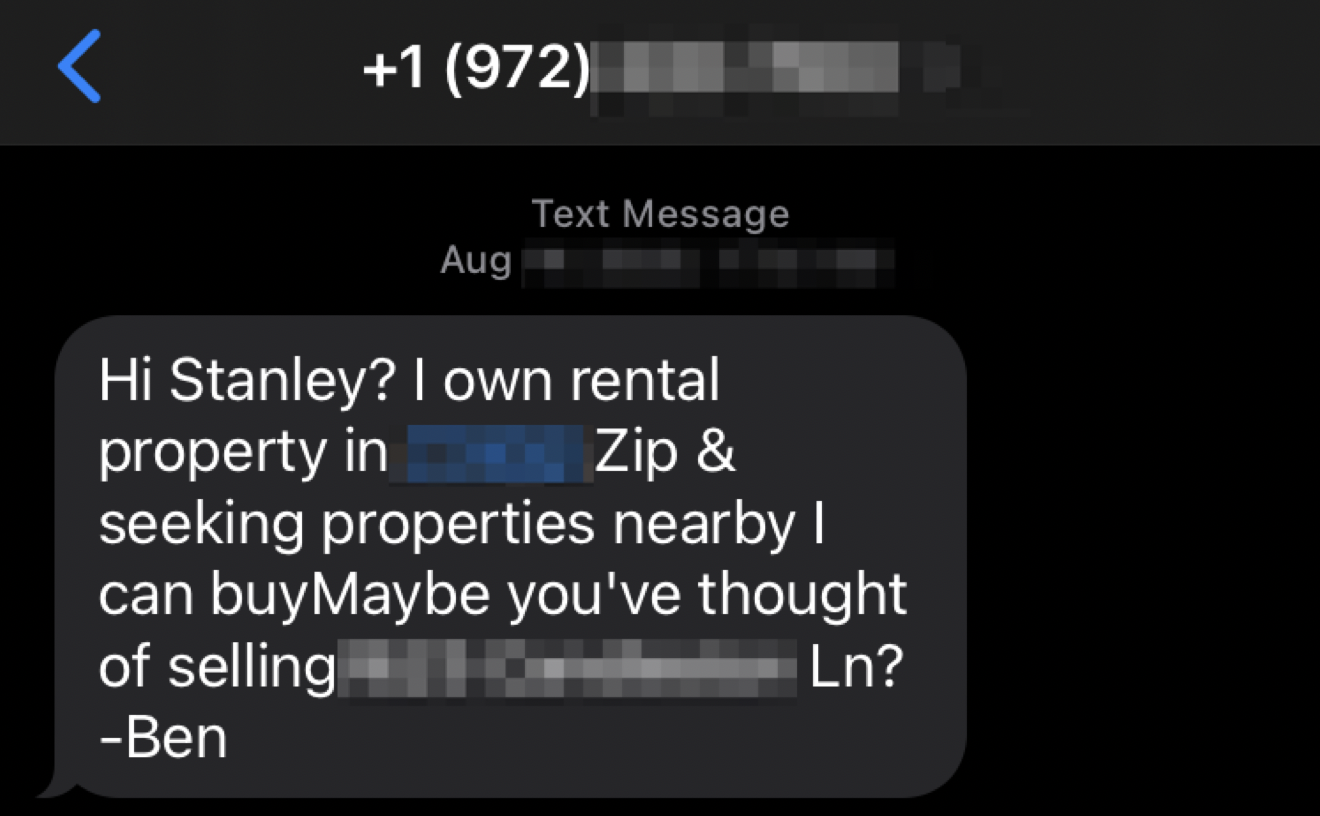 real estate spam